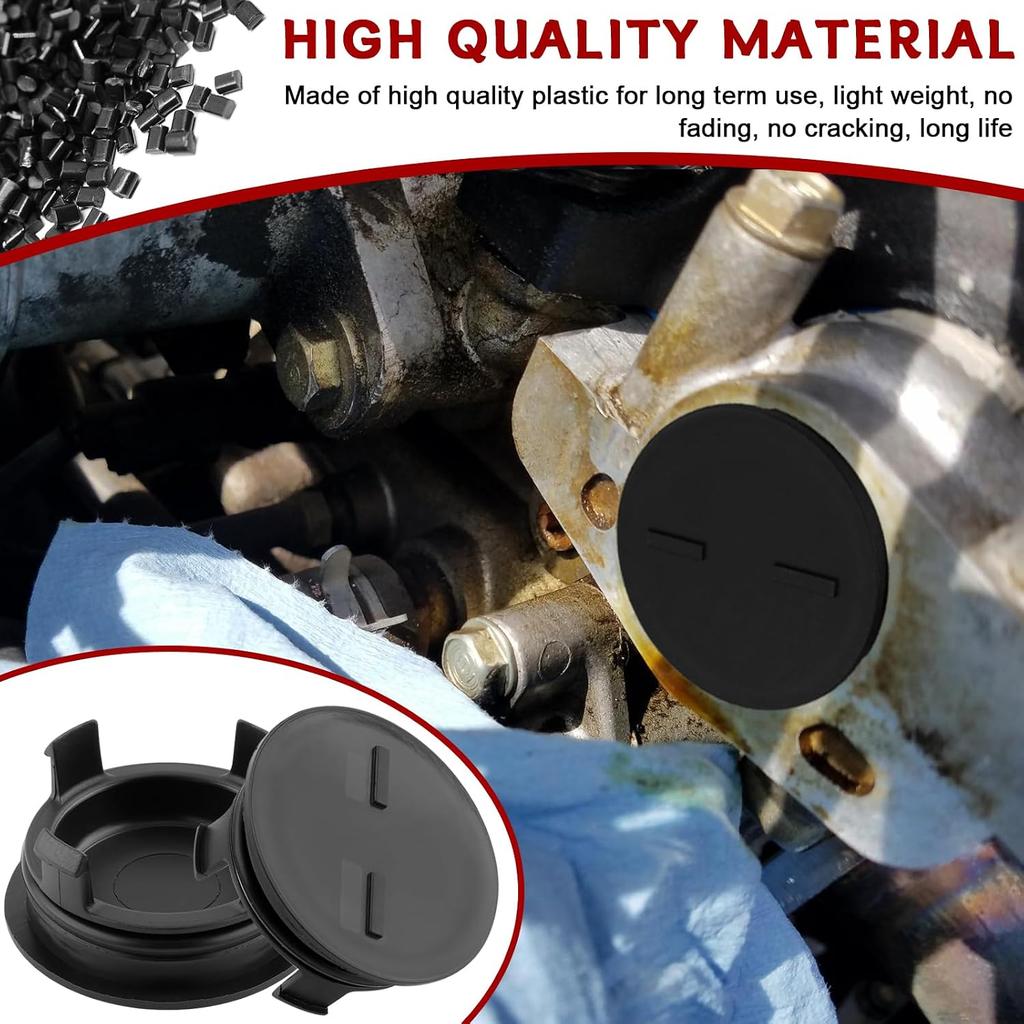 2PCS Cylinder Head Cam Plug with Seal Kit Compatible with Honda Civic Fit | Engine Valve Cover Gasket Repair Replaces 12513-P72-003 12513P72003,Fits