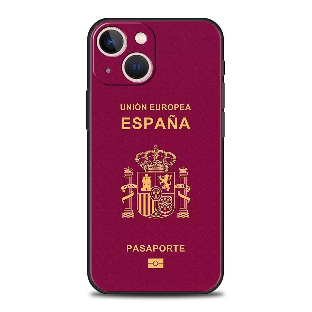 

Spain flag Phone Case For iPhone 17 16E 15 16 14 13 12 11 Pro Max 7 8 Plus Soft TPU Back Cover iPhone 11Pro Max