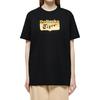 ONITSUKA TIGER Round Neck Letter Short Sleeve T-Shirt Unisex T-Shirts Black Gold 2183B174-001