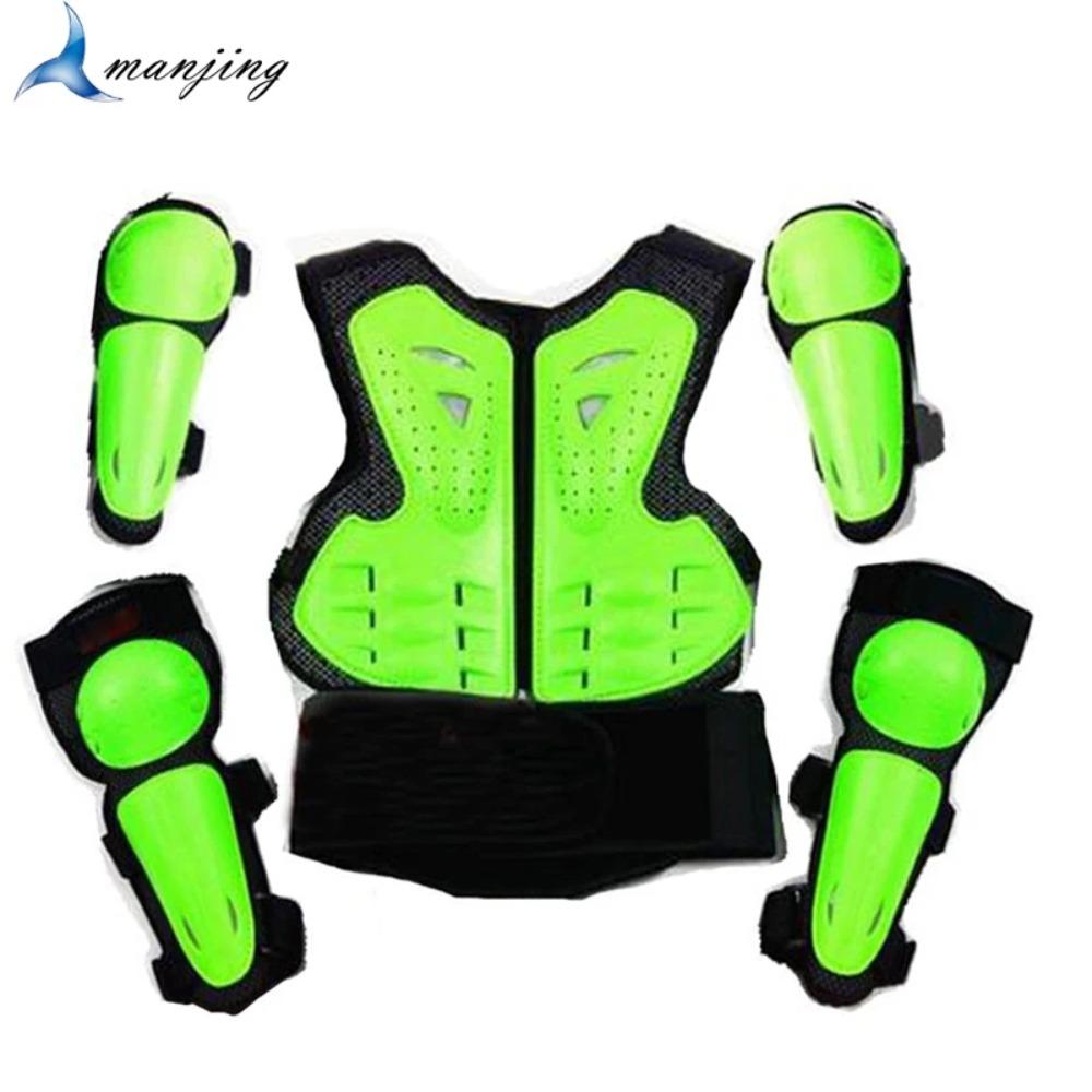 Bambino Bambini Motocross Moto Protezione Corpo Gilet Armatura ATV Moto da Cross Fuoristrada Tute Protezione Gilet da Corsa Abbigliamento Sportivo