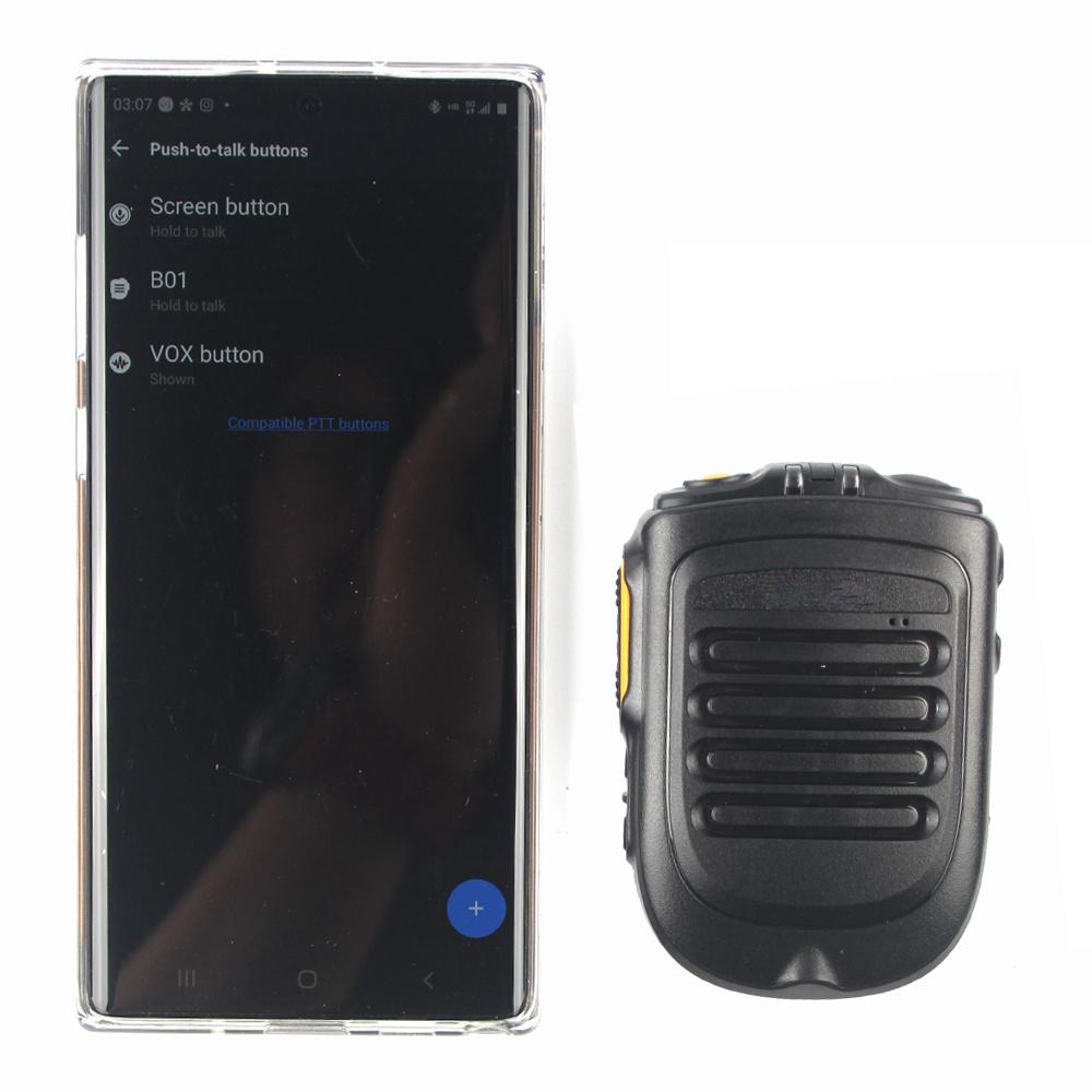 BT4.2 Version Wireless Microphone for F25/G25 T320 3G-W7 Radio support  REALPTT ZELLO Wireless Handheld Microphone