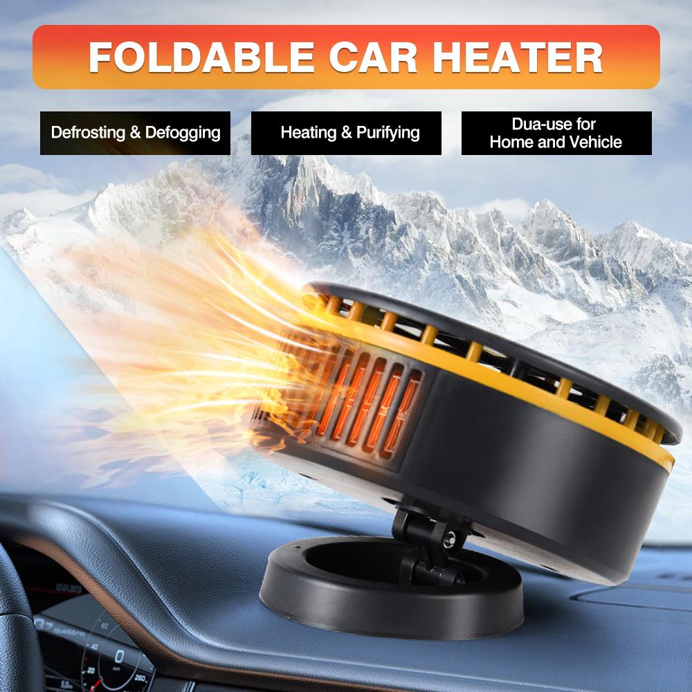 Portable Car Heater Defroster Car Windshield Defogging Defrosting Winter Drying Heating Car Heater 12V 150W