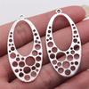 10pcs Charms Waterdrop For Earring Making DIY Jewelry Findings For Jewelry Making Accessories Antique Silver Color
