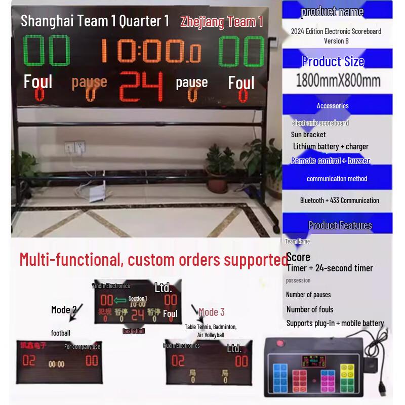 Wireless Electronic Scoreboard & Timer