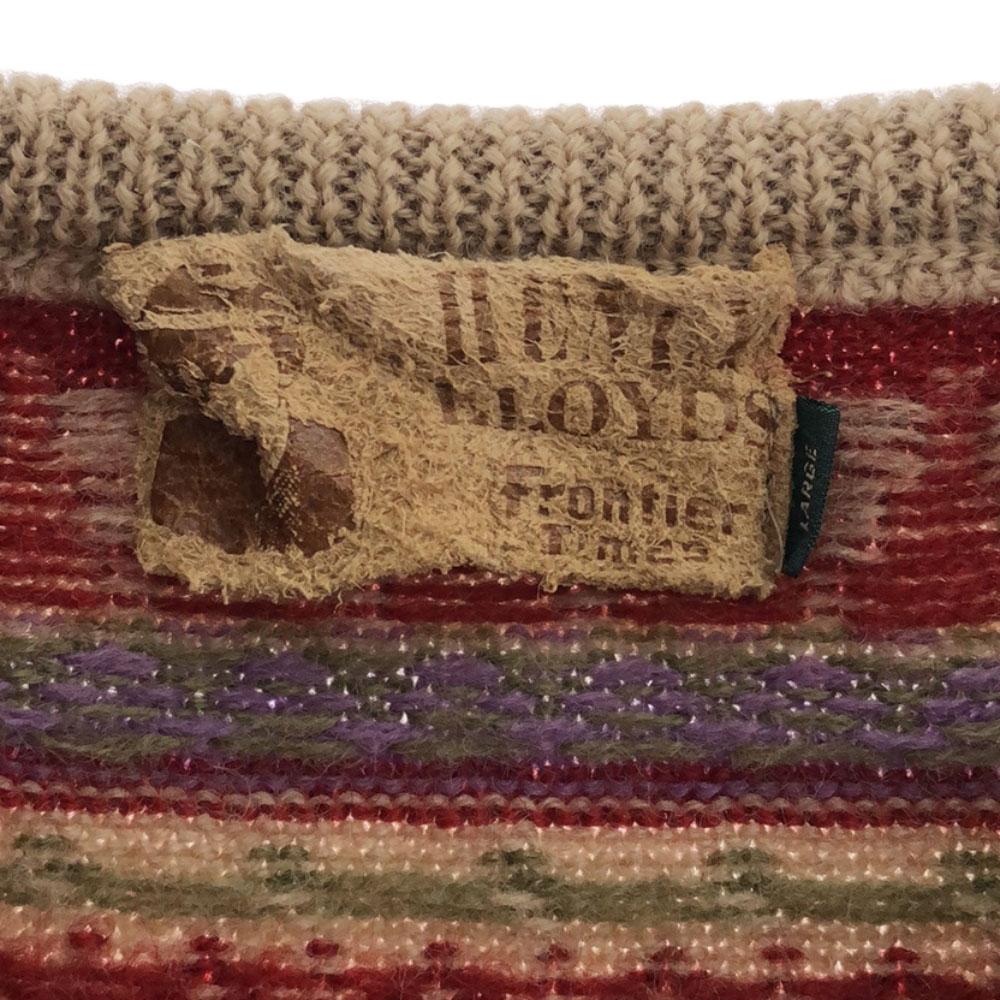 HENRI LLOYD Wool Overall Handle Long Sleeve Sweater L Beige Knit Men's Used