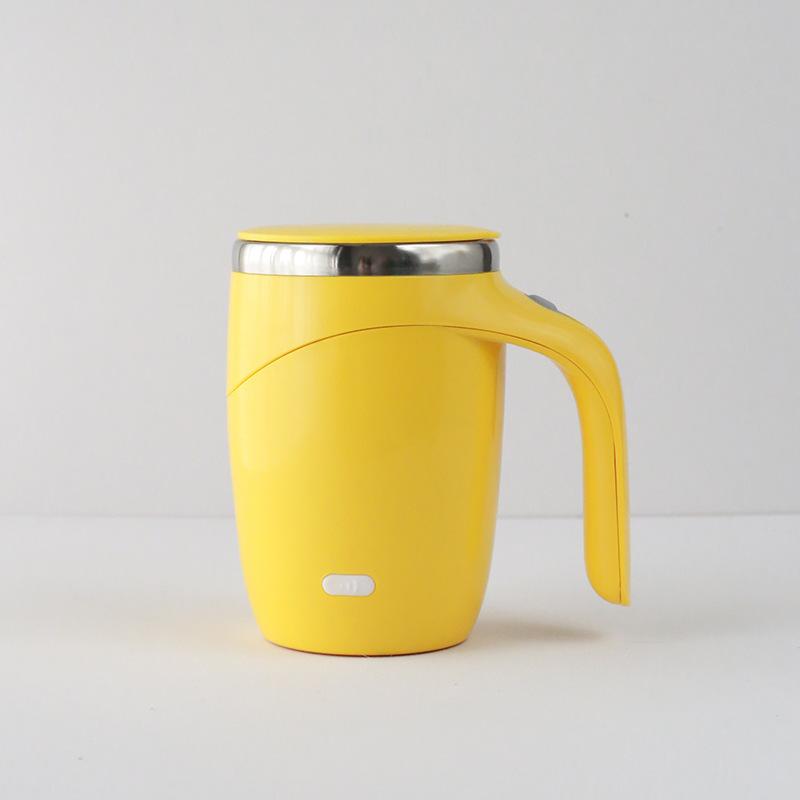 304 Stainless Steel Automatic Stirring Mug Magnetic Rotating Cordless One Button Start Fast Cooling For Coffee Milk Lazy People