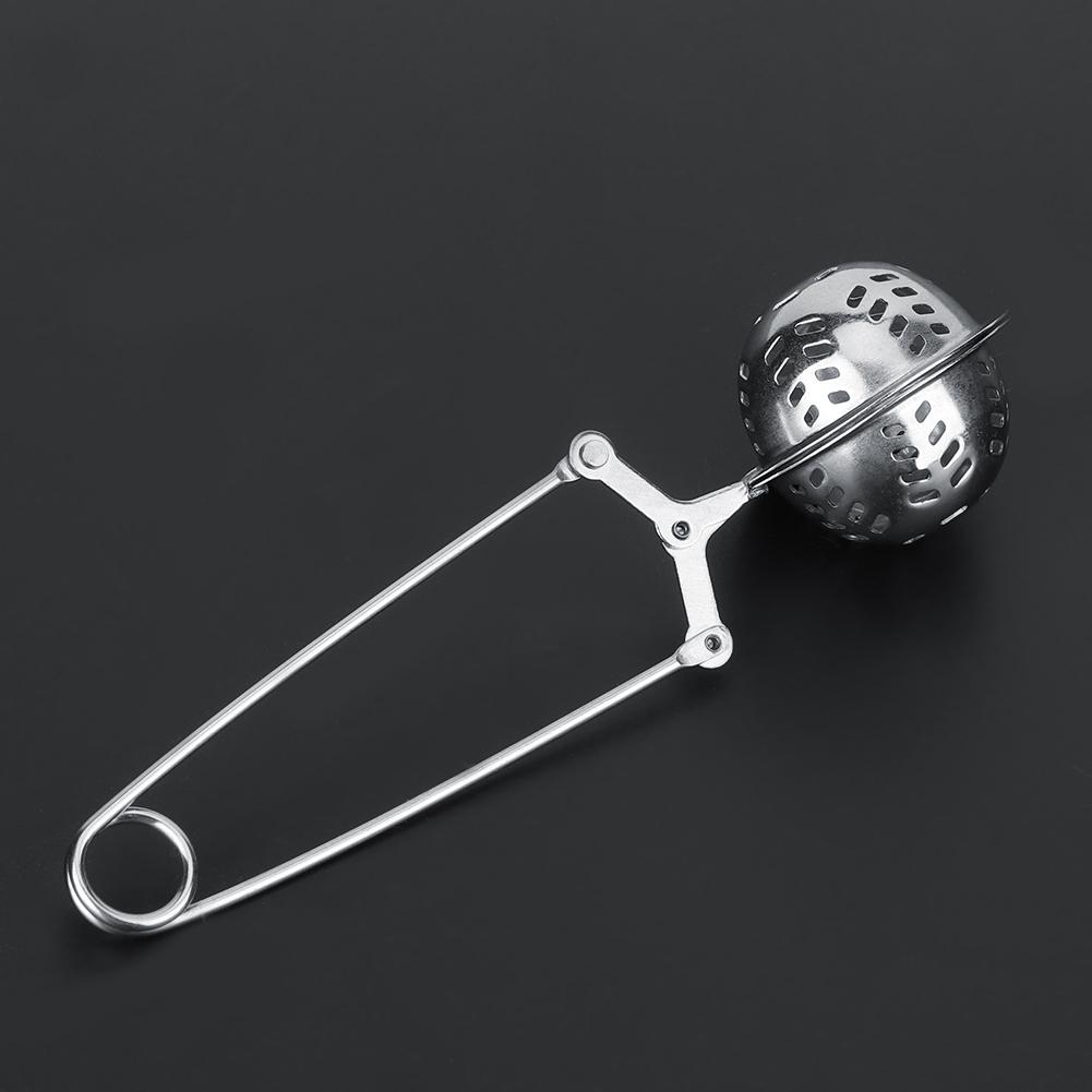 2pcs Stainless Steel Tea Strainer Reusable Ball Mesh Tea Infuser Filter Kitchen Accessory