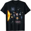 Girls STEM Girls Realistic Space Solar System T-Shirt