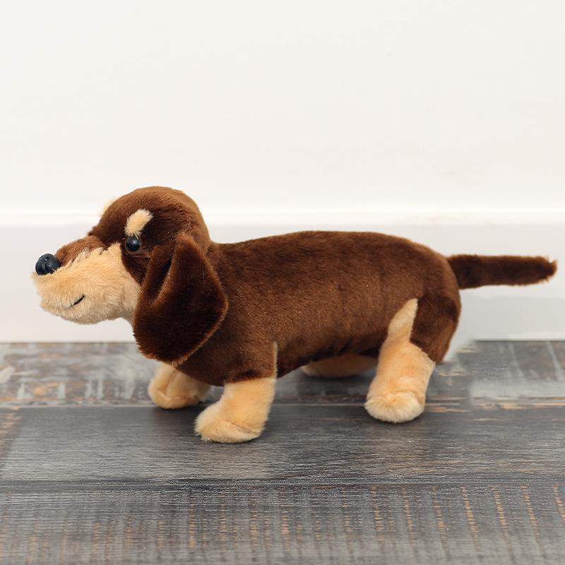 Hallowen Simulation Sausage Dog Plush Toy Cute Soft Stuffed Animals Dachshund Dog Doll Funny Home Party Decor Kids Birthday Gift