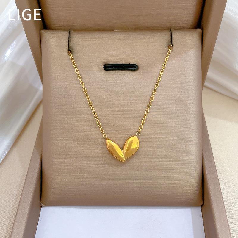 Petit Bourgeon Personnalisé Minimaliste Four à Vent Chaîne de Clavicule en Or Véritable pour Femme Avec