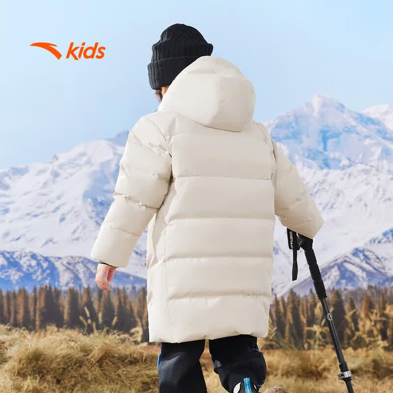 Anta Kids' 2024 Winter Mid-Length Down Jacket