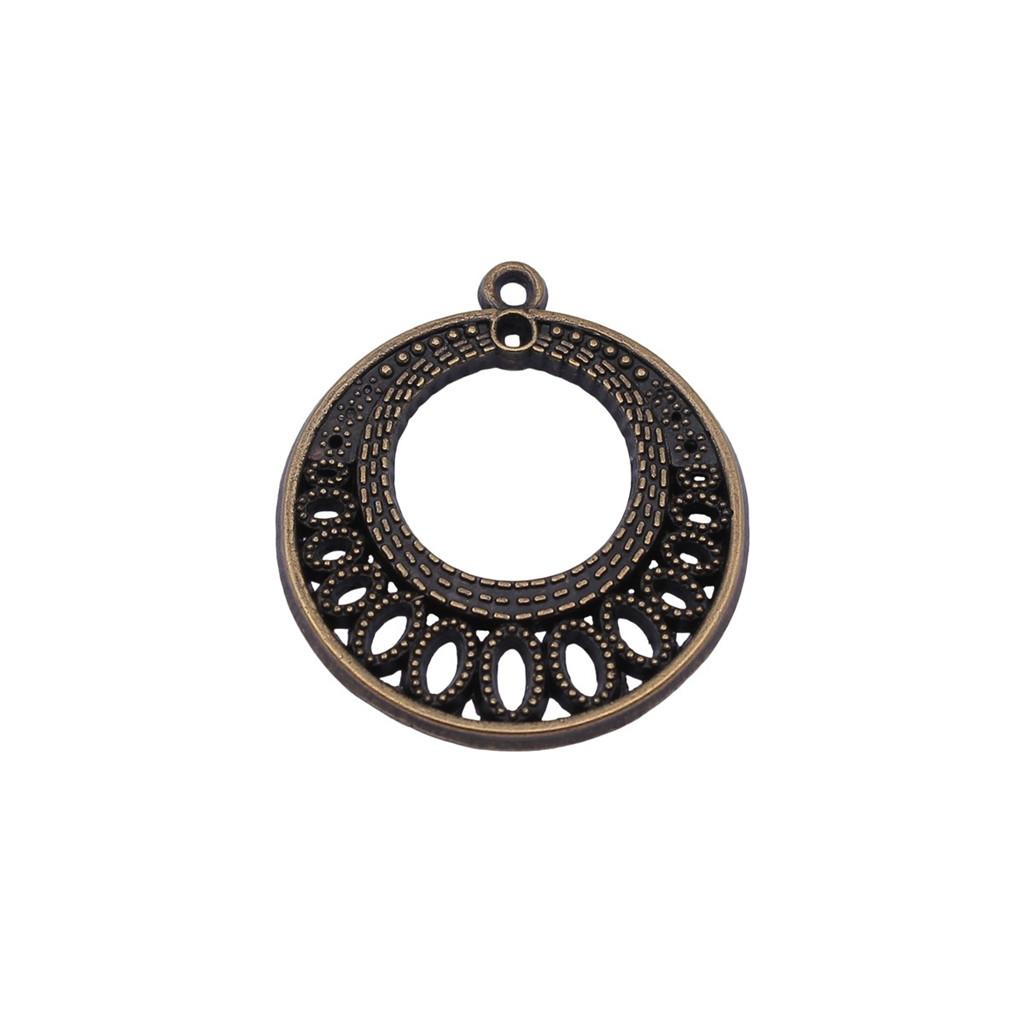 Flowers Of Life Charms Vintage Alloy Pendants For Nature Inspired Jewelry Making