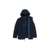 Timberland Drei-in-Eins Kapuzenjacke Locker Lässig Outdoor Wandern Wasserdichte Jacke Herrenjacke Tief-Saphirblau A696H-433