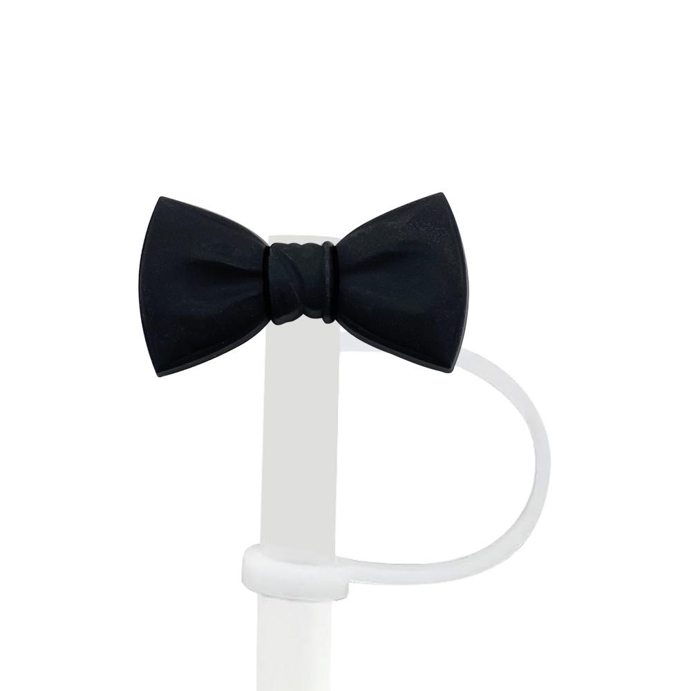 8-10mm Bow Straw Cap: Cartoon Rubber Dust Cover & Stopper - Recyclable