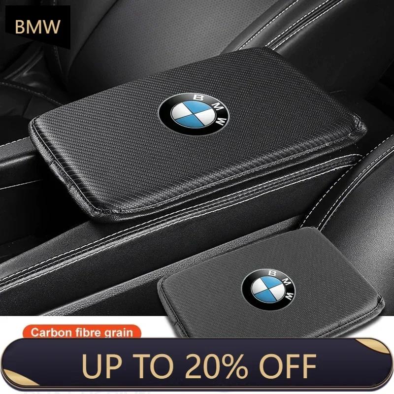 2025 E46 For BMW Car Armrest Box Mats Leather Center Console Covers Accessories For BMW E46 E39 E90 E60 E36 F30 F10 E34 E30 F20
