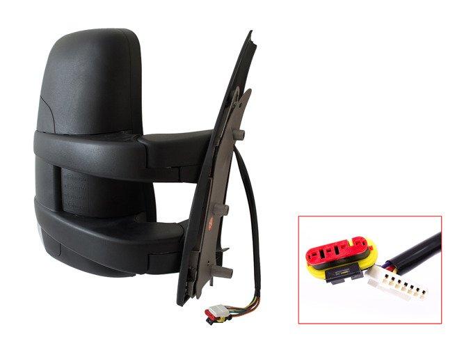 Iveco Daily 06-14 elektryczne lusterko zewnętrzne KRÓTKIE RAMIĘ prawe