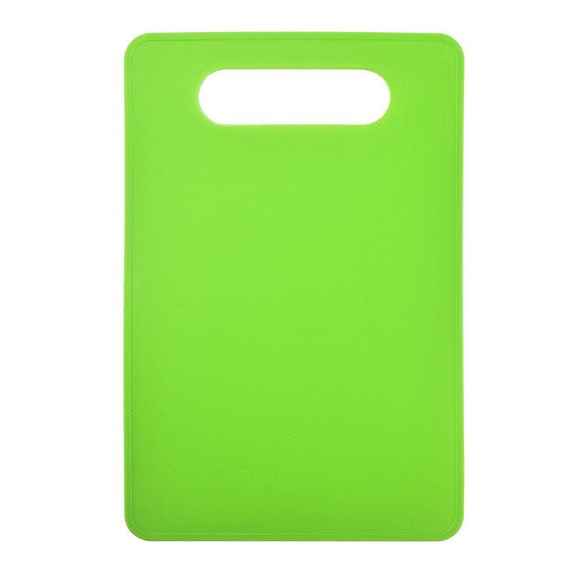 Square PP Plastic Double-Sided Cutting Board - Multi-Purpose for Food and Salad Prep, Household Use.