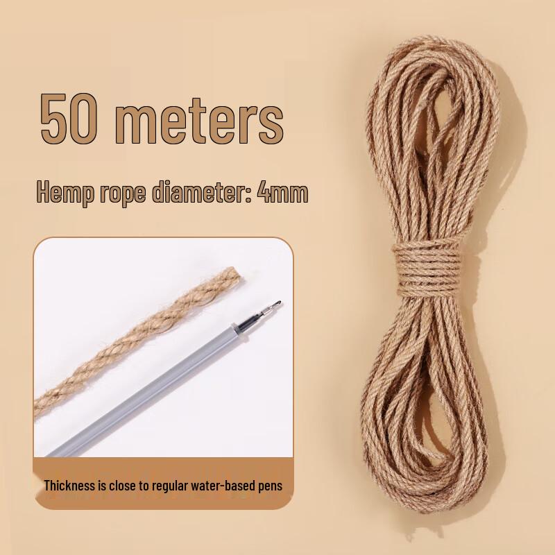 DIY Cat Scratching Post Hemp Rope