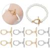 1 Set Stainless Steel Wave ShapedToggle ClasToggle Clasps Buckle Connectors For Bracelet Necklace DIY Jewelry Making Accessories