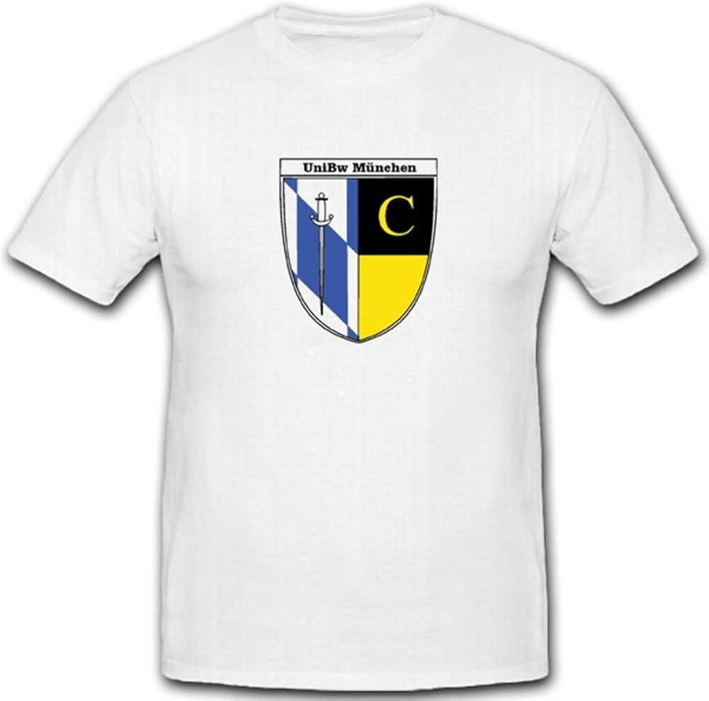 University of Munich education badge, printed cotton short-sleeved O-neck T-shirt. S разноцветный