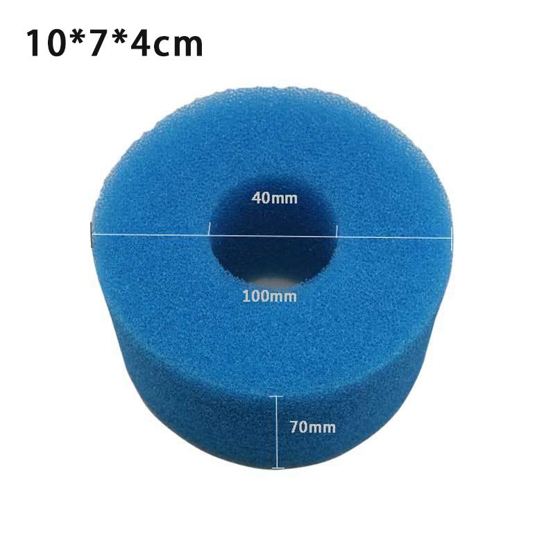 3Pcs Swimming Pool Filter Foam Reusable Washable for Intex S1 Type Pool Filter Sponge Cartridge Suitable Bubble Jetted Pure