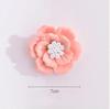 Modern Ceramic Fake Flower Wall Hanging Crafts Decoration Home Livingroom Wall Mural Ornaments Hotel Porch 1D Wall Sticker Art