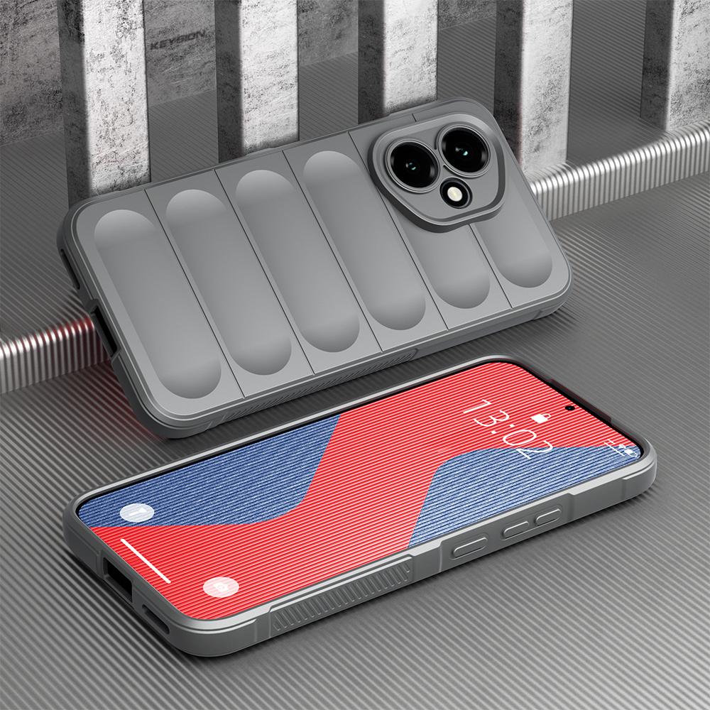 KEYSION Stoßfestes Mattes Case für HONOR 400 Pro 5G Rutschfeste Weiche Silikon Handy Rückseite für Huawei Honor 400 5G 400 Pro