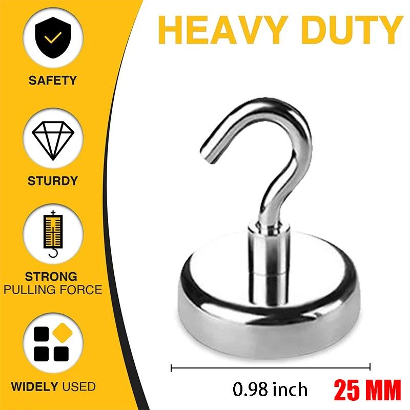 10 ST Starka Magnetiska Krokar Multifunktionella Förvaringskrokar Hem Kök Bar Nyckel Universella Krokar Badrumhängare