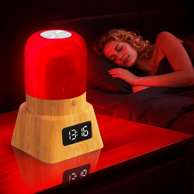670nm Sleep Lamp for Mother & Baby: Red LED Night Light for Improved Sleep & Relaxation