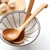 Holzlöffel Langer Griff Suppenkelle Küchenlöffel zum Servieren Kochen Groß Japanischer Stil Suppenlöffel Schöpfkelle Küchengeschirr