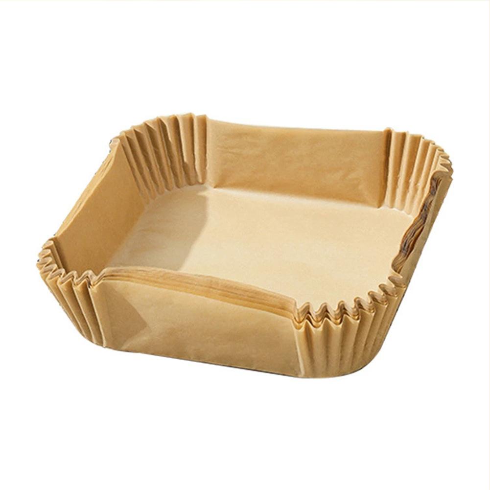 Air Fryer Special Oil Paper Tray Kitchen Baking Square Silicone Non-stick Paper Liner