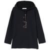 Women's Mid-Length Hooded Sweatshirt - Loose Fit, Plus Size, Casual Top for Spring/Autumn, Hip-Covering Design for Middle-Aged Moms