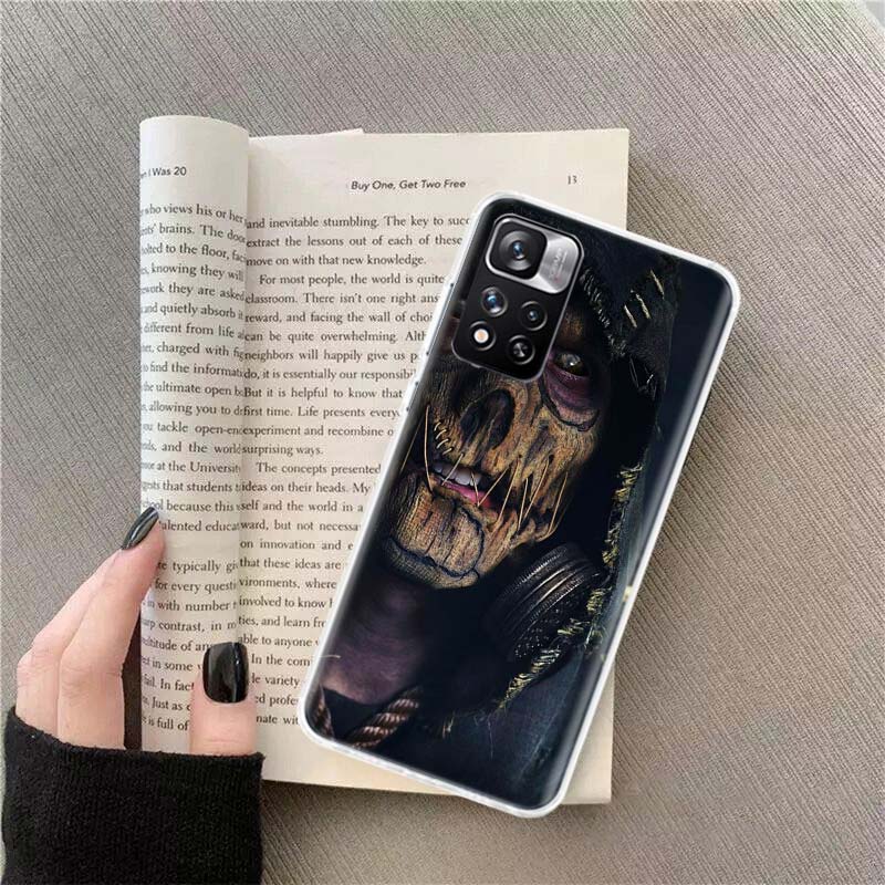 Mortal Kombat Phone Case For Xiaomi Redmi Note 11 12 14 13 Pro Plus 5G 14S 4G 12S 10 10S 11T Pro 11S 11E Coque Fundas TPU