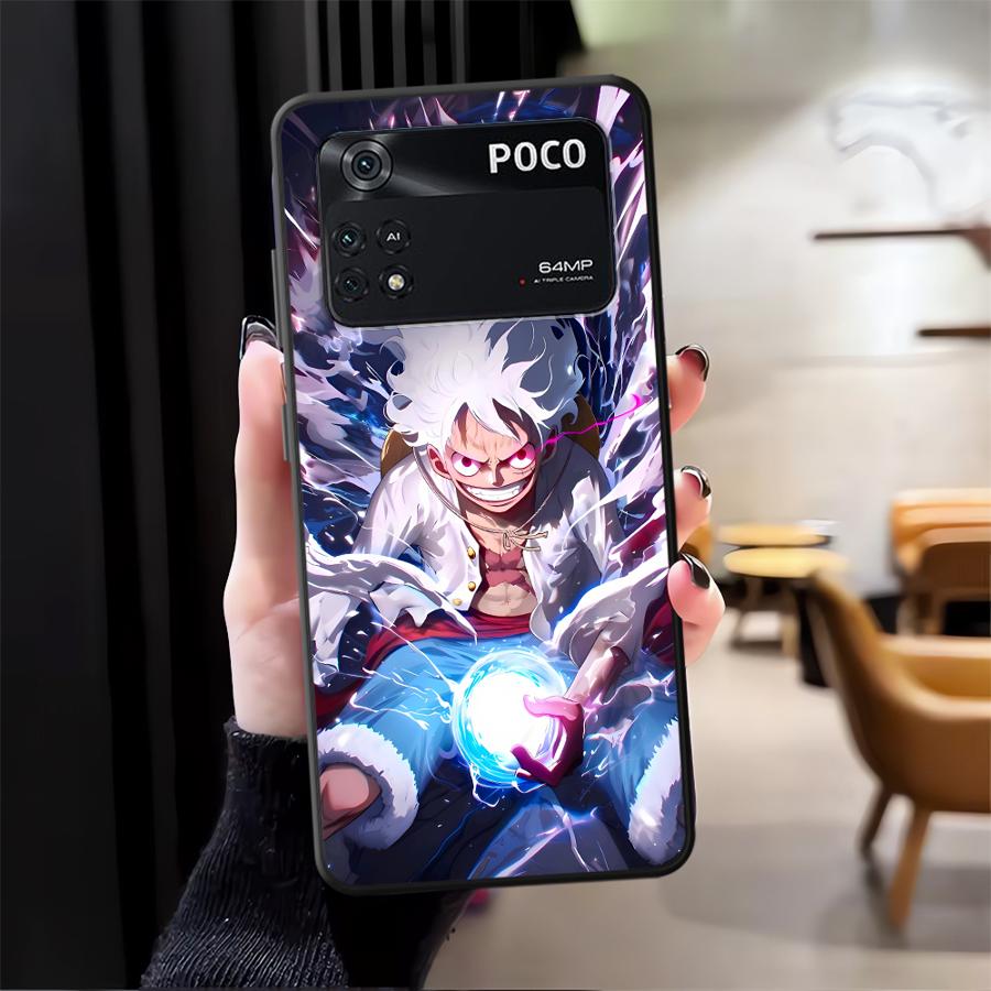 Hülle für Xiaomi Poco F3 F4 F5 X3 X4 X5 C65 M3 M4 Pro M5 C50 C51 Funda Handyhülle Luffy Ones Pieces