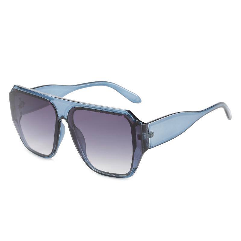 Sunglasses, Personalized Large-Frame Contrasting Color Pc Glasses, Women'S Sunglasses Of The Same Style