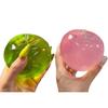 Smooth Texture Crystal Apple Stress Ball, Ultra-Thin Soft Skin Sensory Toy, Offi Relaxation Anxiety Relief Gift