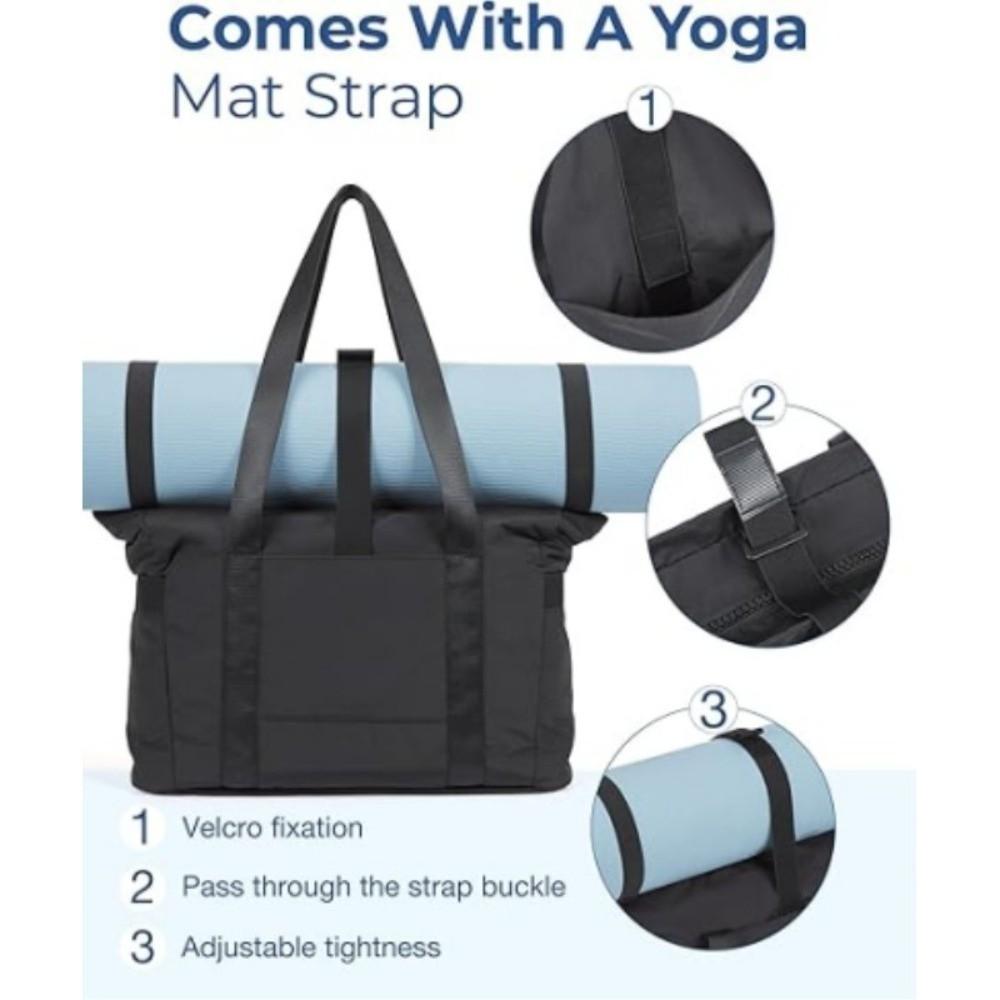 Large Capacity Yoga Tote Bag Storage Bag Women's Handbags Trendy Cloth Shoulder Bag  Gym Yoga