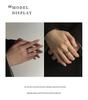 Adjustable Irregular S925 Sterling Silver Ring for Men and Women - Versatile, High-End Style