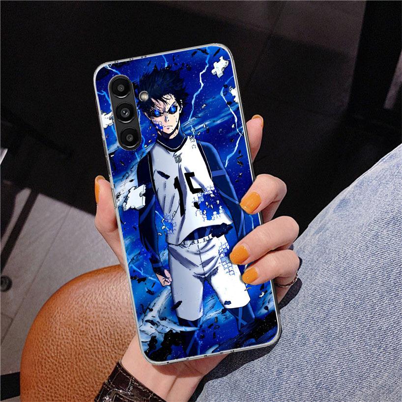 Blue Lock Isagi Yoichi Pouzdro na telefon Pro Samsung Galaxy A17 A16 A15 A14 A13 A57 A56 A55 A54 A53 A37 A36 A35 A34 A33 A26 A25 A24 A23