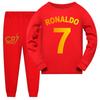 Hot CR7 T Shirt Sets Kids Pyjamas Boys Long Sleeve Sleepwear Toddler Baby Girls Pajamas Home Wear Clothes Kids Best Gift