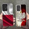 Poolse Vlag Wit Rood Zachte Telefoonhoes voor Samsung A17 A16 A15 A14 A13 A57 A56 A55 A54 A53 A37 A36 A35 A34 A33 A26 A25 A24 A23 A5