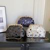 Bolso de Mano de Cristal Fashi para Mujer Bolso de Hombro Brillante con Cadena de Pedrería Elegante Forma de Concha Bolso de Mano de Noche para Fiesta Boda