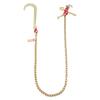 5/16"x6' G80 Tow Chain 15" J Hook Long Shank RTJ & Grab Hooks Wrecker Tie