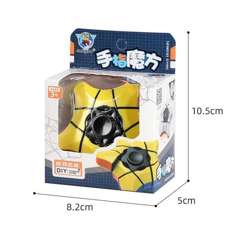 Five Pointed Star Speed Cube Stickerless Magic Cube Puzzles Toy