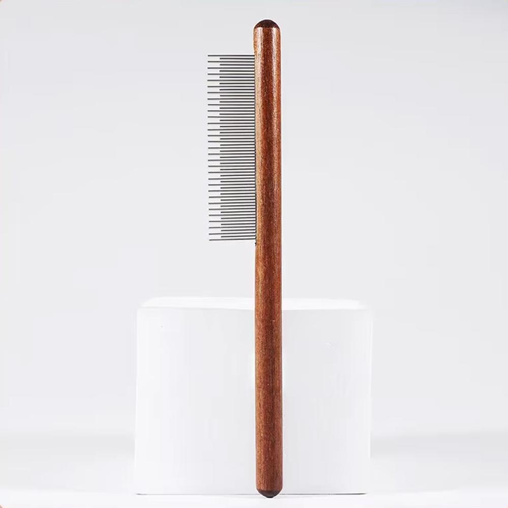 Wooden Pet Comb for Cats Dogs Grooming Tool for Removing Loose Float Hair Flea Removal Facial Cleaning Pet Cleaning Essential