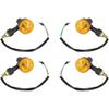 Turn Signal Lights 4 X LED Indicators 6V Turn Signal Lamps Amber Motorcycle Blinker Lights 6 Volts Turn Signal Motorcycle