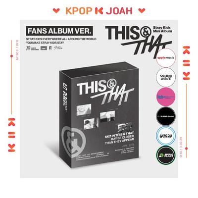 [POB] (SKZ) [THIS & THAT] Mini Album (FANS ALBUM Ver.)