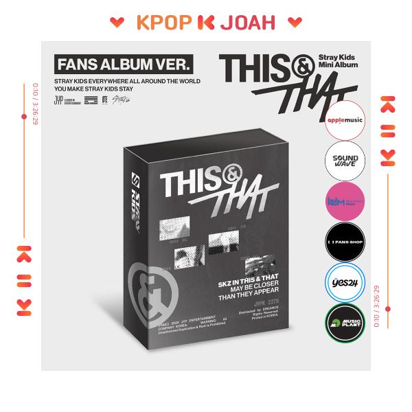 [POB] Stray Kids (SKZ) [THIS & THAT] Mini Album (FANS ALBUM Ver.)