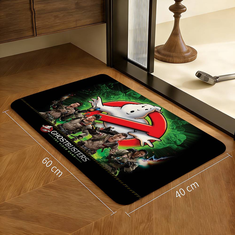 Movie-G-Ghostbusters Floor Carpet Anti-slip Absorb Water Long Strip Cushion Bedroon Mat Welcome Rug