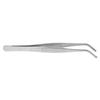 16cm Curved Tweezers Stainless Steel Skid Resistance Curved Tip Forceps for Laboratories
